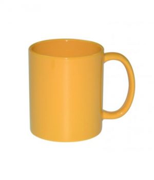 (B11Q-Y) Чаша сјајна цела во боја (жолта)