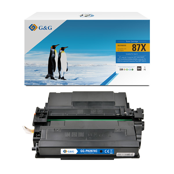 Toner Cartridge HP CF287X (18.000 копии) (G&G)