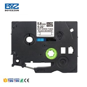 Термособирачко црево за Brother HSc-211/221/231/241/251 (5.8/8.8/11.7/17.7/23.6mm x 1.5m) - Црно на Бело